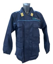 Giacca Camicione Blu Navy con Riga Azzurra Guardie Giurate Vigilanza GPG IPS OFF