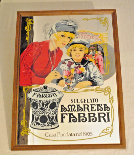 Specchio pubblicitario vintage - pubblicitario,