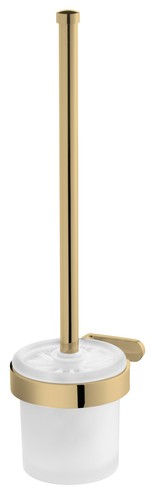 Spazzolone portascopino oro - spazzolone,