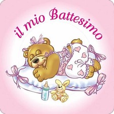 Cialda BATTESIMO FEMMINA RETTANG./ROTONDA Torta Ostia alimentare PER Torta BIMBA