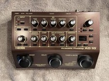Boss AD-10 Preamplificatore per chitarra acustica e preamplificatore del proc...