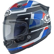 Casco Moto Arai Quantic Abstract S - Casco Integrale Pinlock Blu-Bianco-Nero