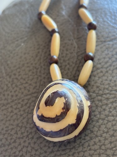 Collana collane tagua - tagua, naturale