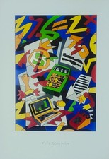 Ugo Nespolo Serigrafia