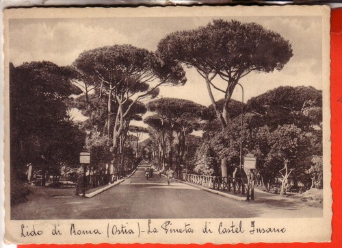 Cartolina lido roma ostia - ,