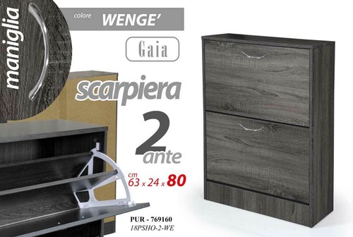 Mobile scarpiera gaia legno - gaia,