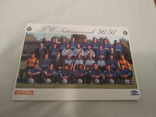 Cartolina inter 1996 - cartolina,