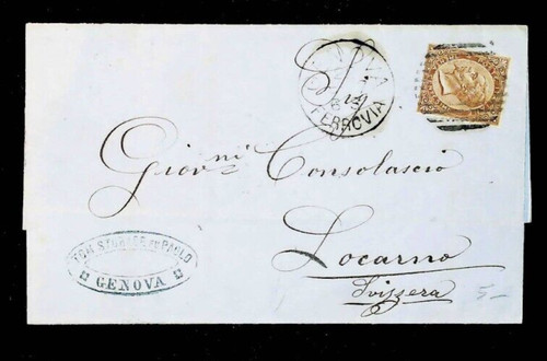 Regno 1877 lettera piego - regno, lettera/piego