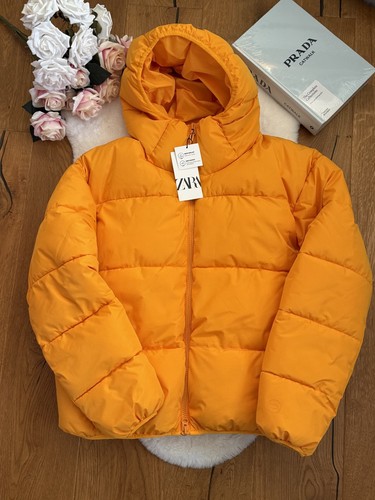 Zara yellow puffer giacca - zara,