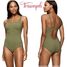 Triumph Costume da bagno donna intero con ferretto mare  e piscina TG da 48 a 54