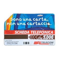 Scheda telefonica telecom - scheda,