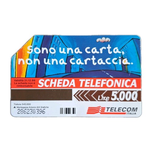 Scheda telefonica telecom - scheda,