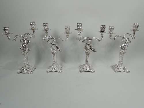 Antico candelabro arte nouveau - antico,