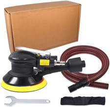 Levigatrice orbitale industriale 150 mm aria compressa con raccolta polvere, sme