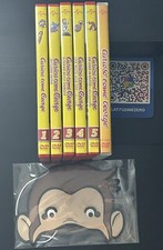 CURIOSO COME GEORGE 1 2 3 4 5 e FILM - 6 DVD ITA in italiano CON MASCHERA