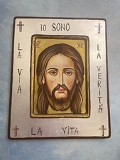 Icona Sacra dipinta a mano secondo gli antichi canoni bizantini 