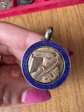 MEDAGLIA GUF GRUPPI UNIVERSITARI FASCISTI SPORT SCI ARGENTO 800 GY