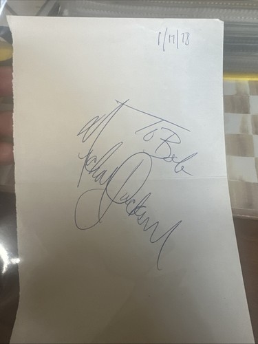 Autografo firmato michael - autografo,