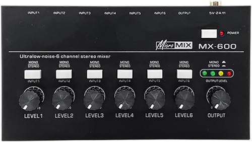 Mx600 mixer stereo - di, a