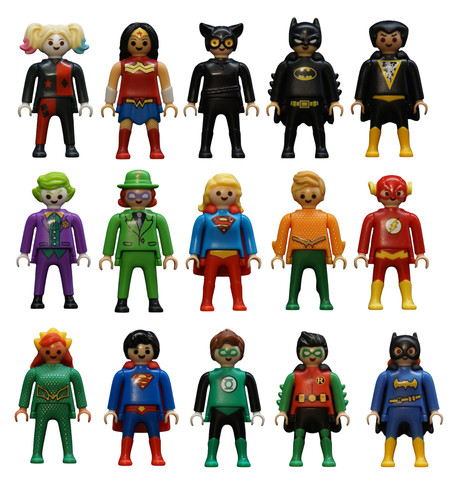 Playmobil ovetto personaggi - , dc