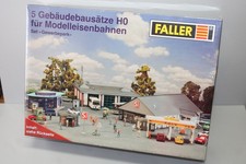 Faller 5 Kit Di Costruzione Edifici Parco Commerciale Scala H0 OVP