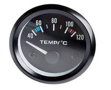 MANOMETRO TERMOMETRO ACQUA DI RAFFREDDAMENTO  40 °C -120 °C Ø 52mm CON VALVOLA