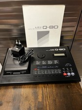 KAWAI Q-80 Midi Sequencer con Tape Sync + Alimentatore + Manuale Italiano + Francais