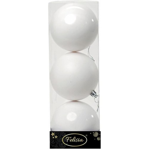 Palle natale plastica 8cm - palle,