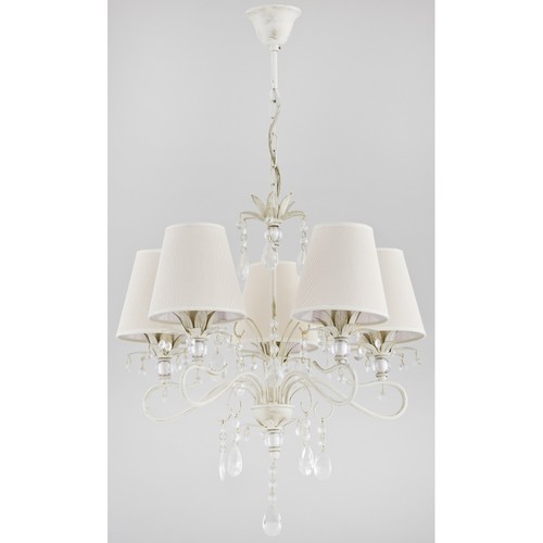Lampadario classico bianco