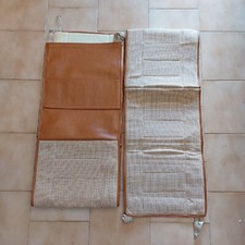 Stuoia coprisedile In Tessuto E Skai Imbottite Per Fiat 500 Epoca. NOS