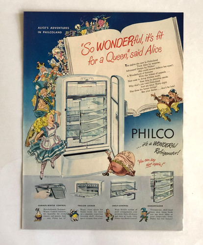 Pubblicità frigorifero philco - frigorifero,