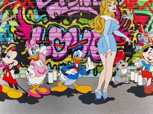 Dipinto graffiti originale - dipinto,