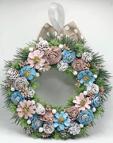 Ghirlanda fiori parete 224 - fiori,