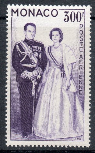 Francobollo monaco posta aerea - posta,
