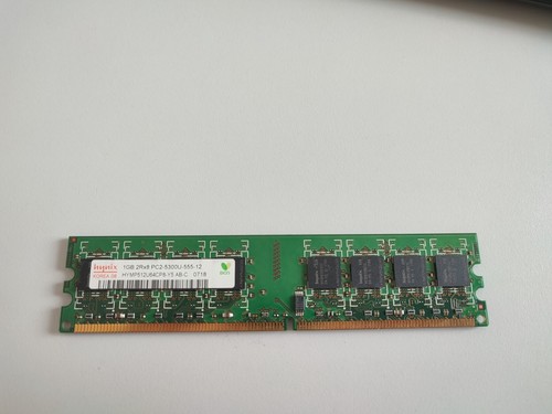 1gb 2rx8 pc2 5300u - 2rx8, pc2-5300u-555-12