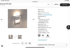 One white artemide wall sconce - white,
