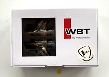 WBT 0610 Cu nextgen Plasma Protect 4 pezzi. Connettore a banana 45 gradi nuovo in confezione originale