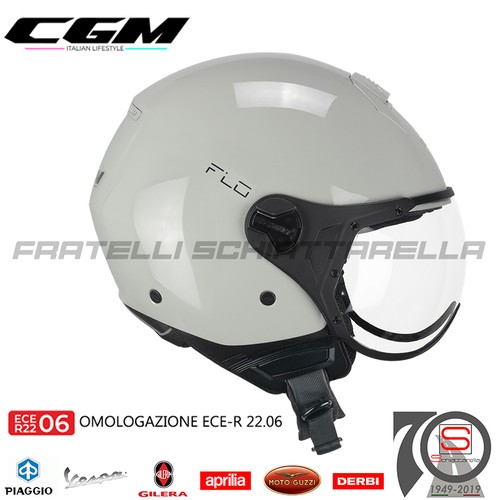 Casco demi jet moto - jet, cgm