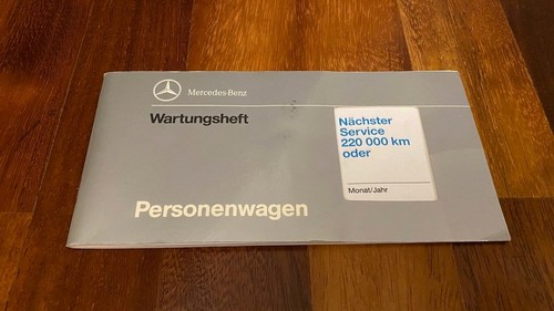 Mercedes maintenance booklet - mercedes,