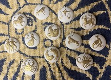 Lotto di ciondoli zodiacali