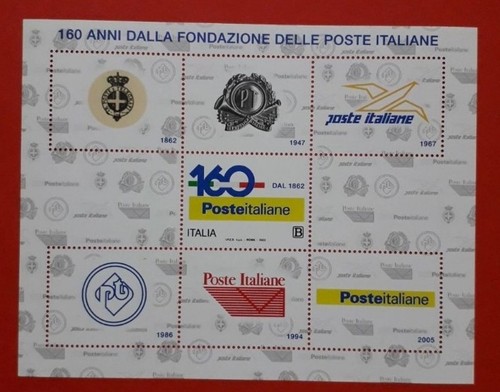 2022 italia foglietto 160 - foglietto, 160°