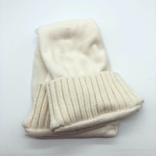 Capelli Womens Boot Socks Fleece Knit Ivory Size S 5-7