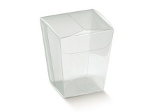 Scatola Bicchiere Bicchierino PVC portaconfetti 3.3x3.3x5 cm BOMBONIERA 0L1R