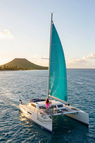 Splendido catamarano spagnolo - catamarano,