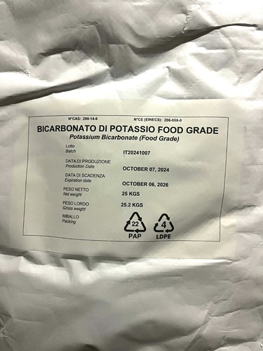 Bicarbonato di potassio - bicarbonato,