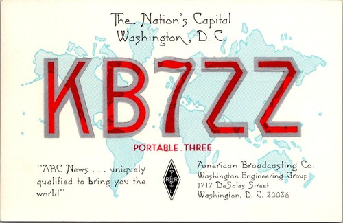Cartolina kb7zz portatile tre - kb7zz,