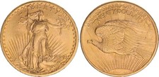 USA 20 DOLLARI ORO 1908 St