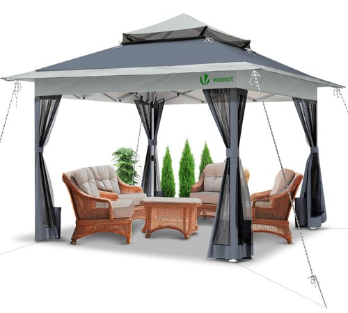 Vounot gazebo 6x3 6m - gazebo, 3.6x3.6m