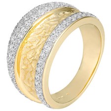 Largo Anello IN 585 Oro