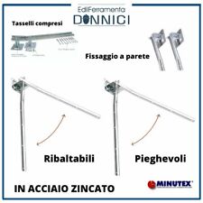 Aste stendibiancheria pieghevoli a parete da muro stendipanni ribaltabili 